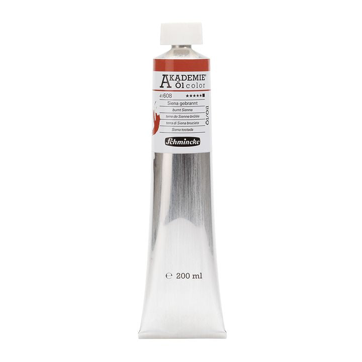 Olejové barvy Schmincke AKADEMIE 200 ml – 608 sienna pálená