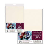 Akvarelový papier A3 (29,7х42см), 10 listov, jemnozrnný, 200g/m2, ROSA STUDIO