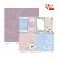 Scrapbookingové papíry 30,48 x 30,48 cm Emoce a romantika – No. 7