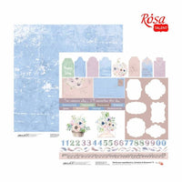 Scrapbookingové papíry 30,48 x 30,48 cm Emoce a romantika – No. 9