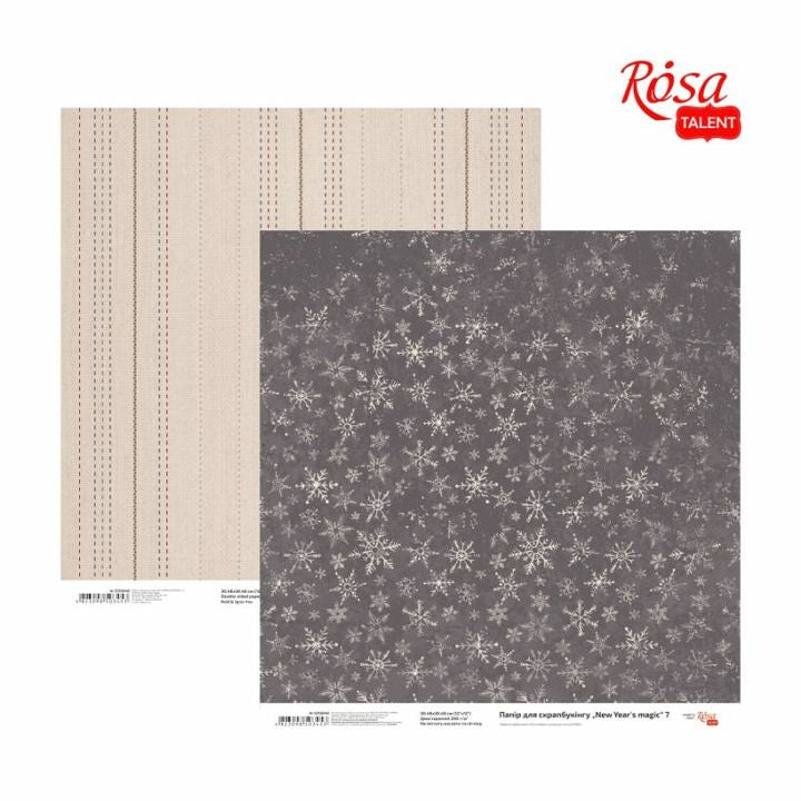 Scrapbookingové papíry 30,48 x 30,48 cm New Years magic – No. 7
