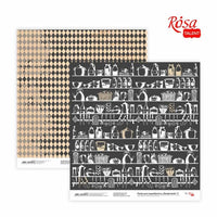 Scrapbookingové papíry 30,48 x 30,48 cm Kniha receptů – No. 3