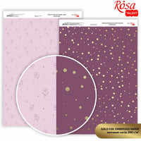Scrapbookingové papíry Drops A4 – zlaté bodky 3