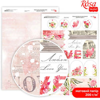 Scrapbookingové papíry Love Mood A4 – No. 8