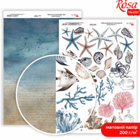 Scrapbookingové papíry Ocean Dreams A4 – No. 7
