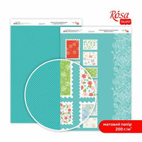 Scrapbookingové papíry Něžné květiny A4 – No. 4