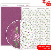 Scrapbookingové papíry Wild Flowers A4 – No. 5