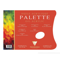 Papírová malířská paleta Clairefontaine 90 g/m2 - 24 x 32 cm, 40 listů