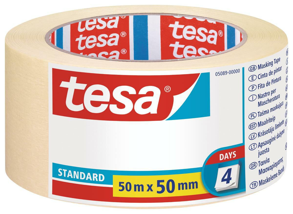 Papírová maskovací páska tesa standard 50 m