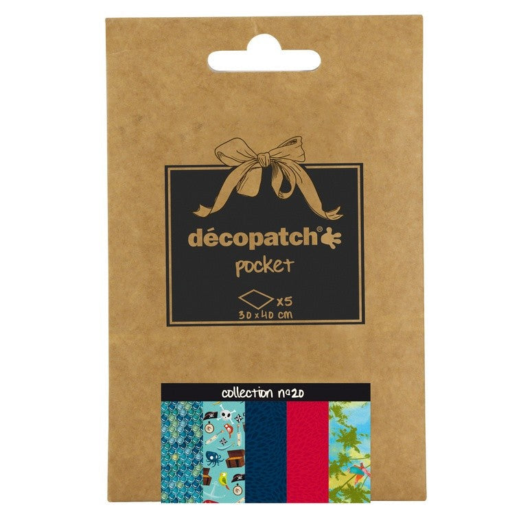 Papíry na decoupage CLAIREFONTAINE Decopatch 30 x 40 cm – kolekce 6 – 20 – č. 20