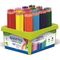 Pastelky GIOTTO Colors 3.0 šestihranné - školní balení 192 ks