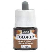 Pebeo Colorex tekutý akvarel 45 ml – Tabáková