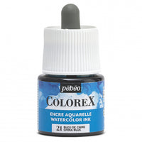 Pebeo Colorex tekutý akvarel 45 ml – Čínská modř