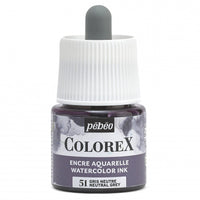 Pebeo Colorex tekutý akvarel 45 ml – Neutrální šeď