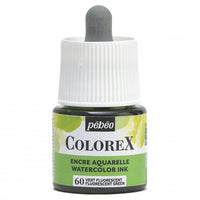 Pebeo Colorex tekutý akvarel 45 ml – Fluorescenční zelená