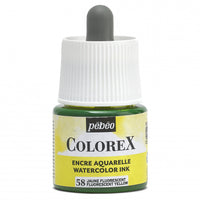 Pebeo Colorex tekutý akvarel 45 ml – Fluorescenční žlutá