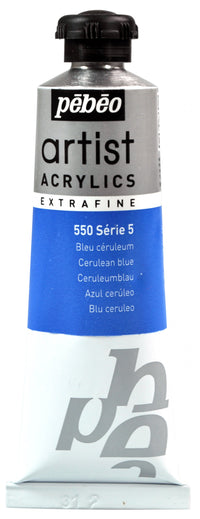 Pebeo Artist akrylová barva 37 ml – Cerulean modrý