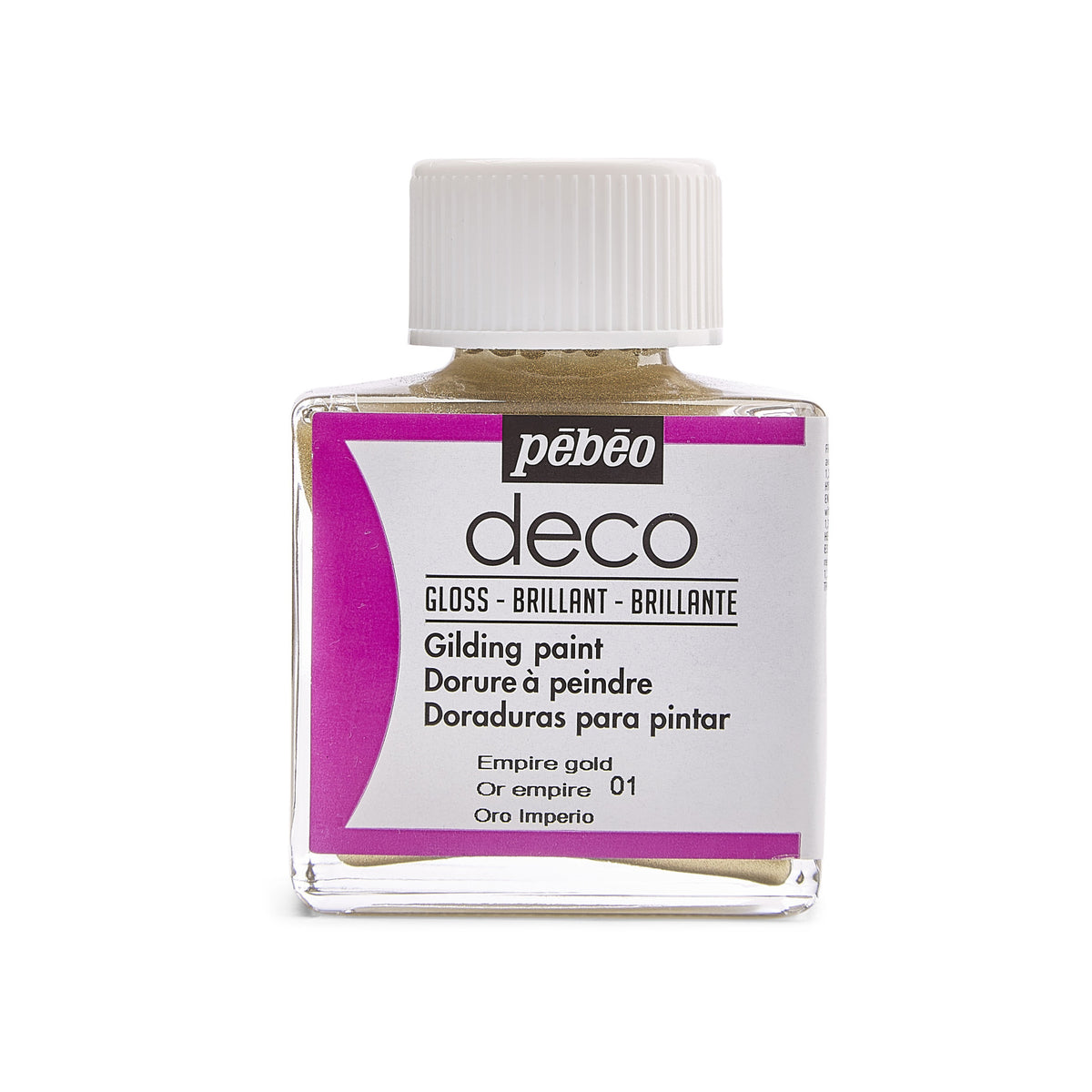 Dekorativní akrylová barva Pebeo Deco lesklá 75 ml - zlatá