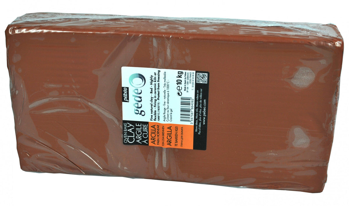 Pebeo Gédéo hrnčířská hlína 5 kg červená – 10 kg červená