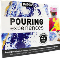 Pebeo kompletní sada na pouring – 47 ks