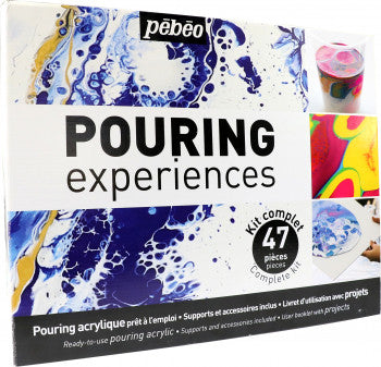 Pebeo kompletní sada na pouring – 47 ks