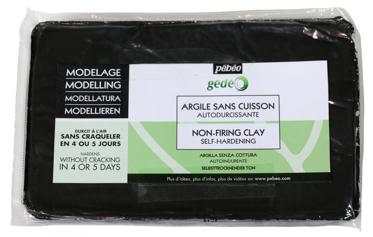 Modelovací hlína Pebeo Gedeo 1.5 kg – černá