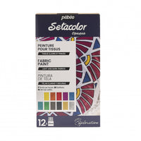 Pebeo Setacolor sada krycích barev na textil 12 x 20 ml
