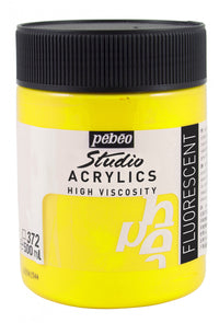 Pebeo Studio akrylová barva 500 ml – Fluorescenční žlutá