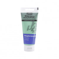 Pebeo Studio akrylový gel 100 ml Phosphorescent Turquoise