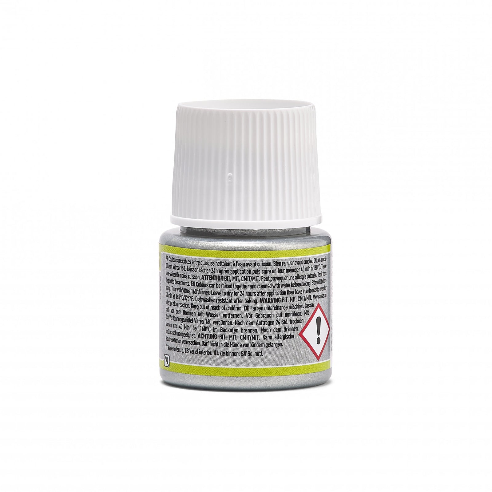 Pebeo Vitrea 160 vitrážová barva na sklo 45 ml Shimmer Silver