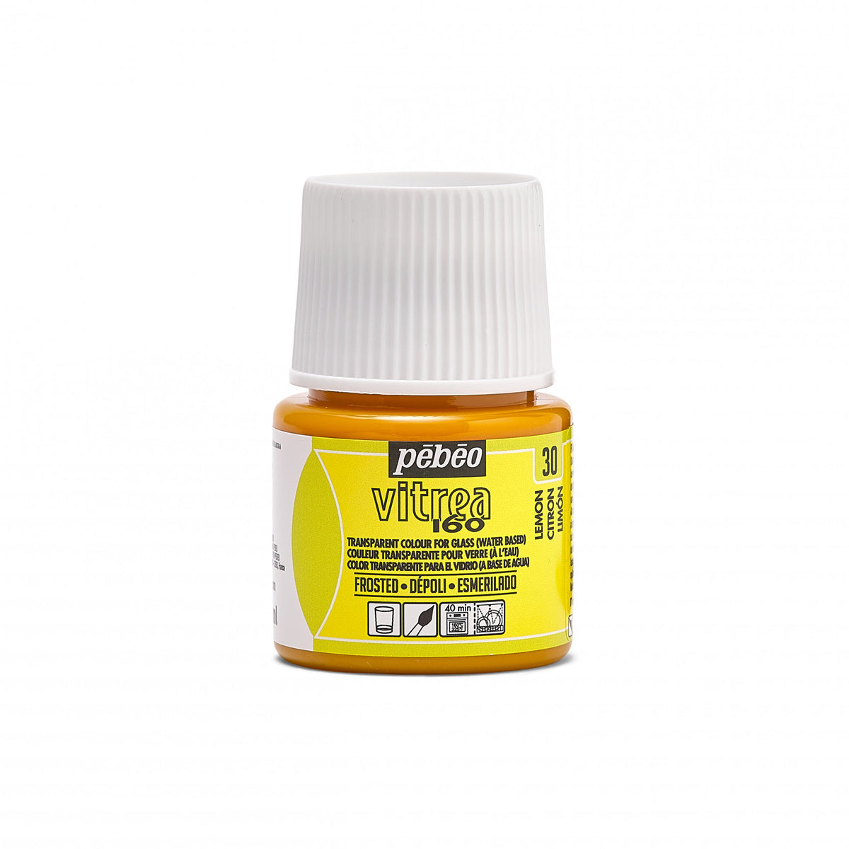 Pebeo Vitrea 160 vitrážová barva na sklo 45 ml – Citronová