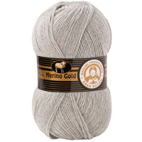 Pletací příze Madame Tricote Paris Merino Gold 100 g - šedá