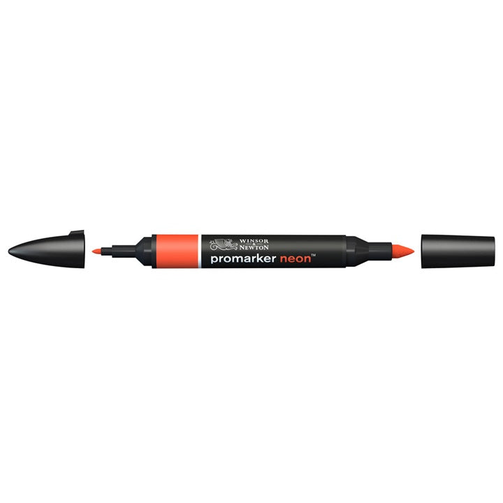 Popisovač Winsor & Newton Promarker neon – SPARK červená