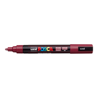 Posca popisovač PC-5M, 1,8 - 2,5 mm, bordó (60)