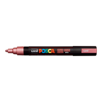 Posca popisovač PC-5M, 1,8 – 2,5 mm, metalická červená (M15)