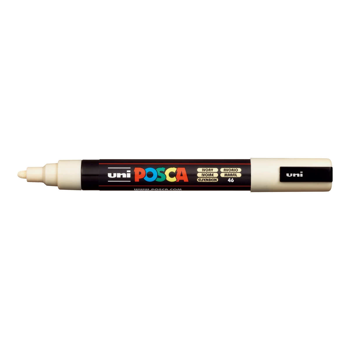Posca popisovač PC-5M, 1,8 – 2,5 mm, smetanová