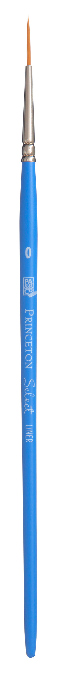 Štětec liner PRINCETON Select syntetický s krátkou násadkou – 0