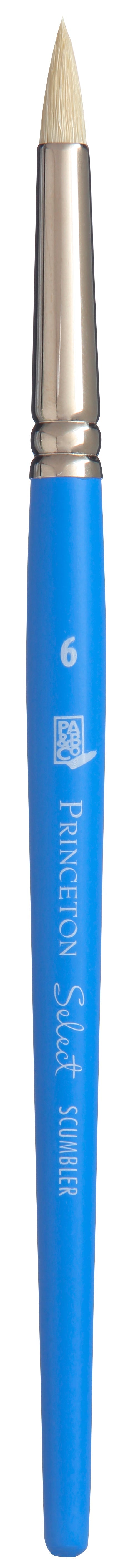 Kulatý umělecký štětec PRINCETON Select Round Scumbler s přírodními štětinami – 6