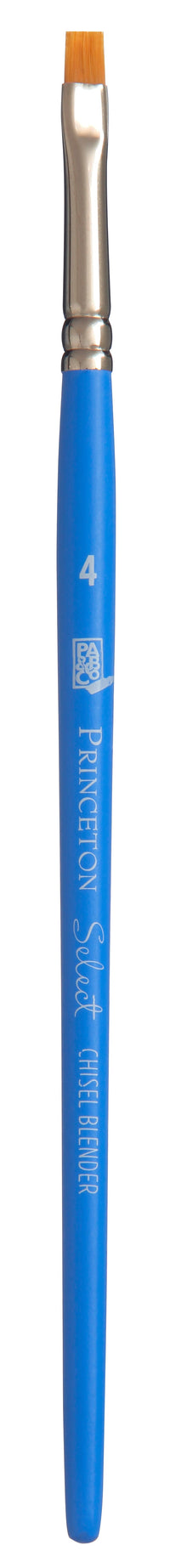 Plochý umělecký štětec PRINCETON Select Chisel Blender s krátkou násadkou – 4