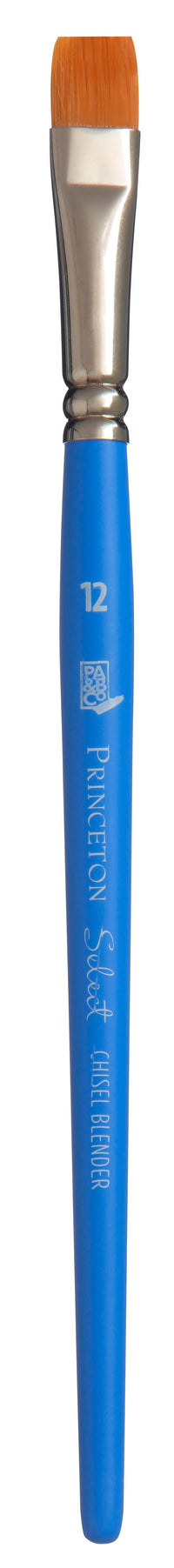 Plochý umělecký štětec PRINCETON Select Chisel Blender s krátkou násadkou – 12