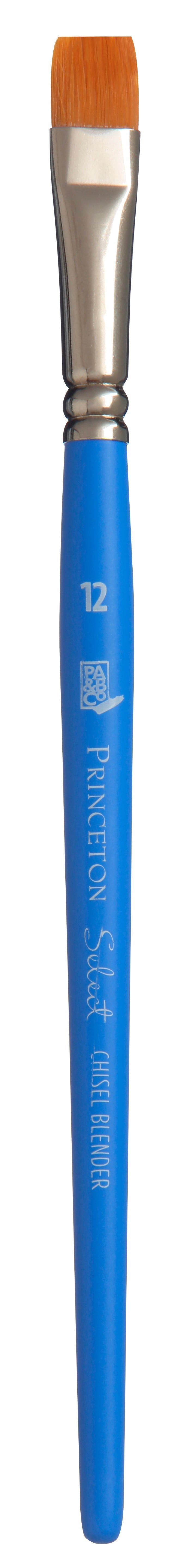 Plochý umělecký štětec PRINCETON Select Chisel Blender s krátkou násadkou – 12