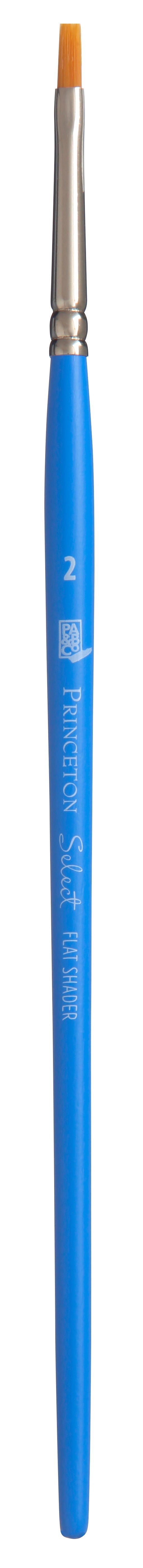 Univerzální plochý syntetický štětec PRINCETON Select s krátkou násadou – 2