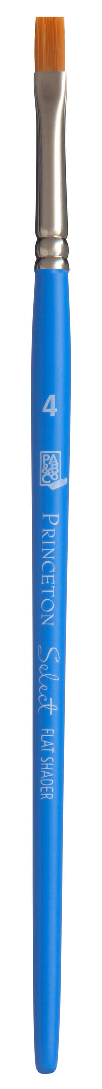 Univerzální plochý syntetický štětec PRINCETON Select s krátkou násadou – 4