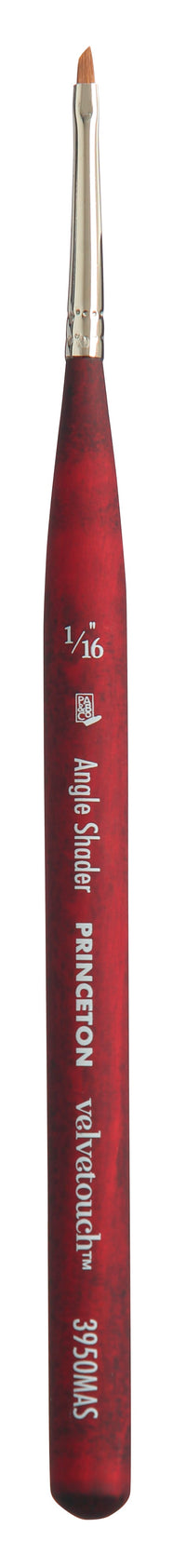 Šikmý štětec PRINCETON Velvetouch Angle Shader mini 2 mm