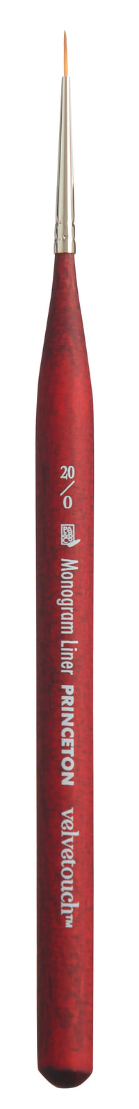 Univerzální syntetický štětec PRINCETON Velvetouch Monogram Liner velikost 20/0