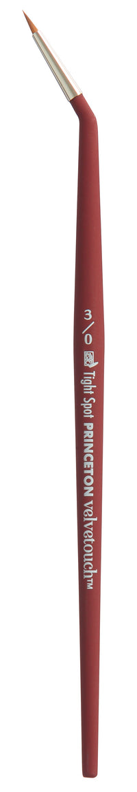 PRINCETON Velvetouch univerzální štětec Angled Spotter velikost 3/0