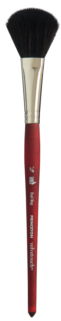 Univerzální štětec PRINCETON Velvetouch Oval Mop s krátkou násadkou