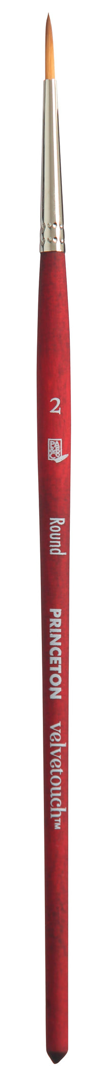 Univerzální kulatý štětec PRINCETON Velvetouch s krátkou násadkou – 2
