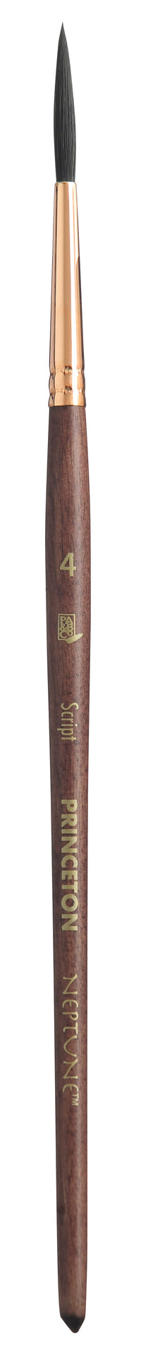 Akvarelový štětec PRINCETON Neptune Script Liner s krátkou násadkou – 4