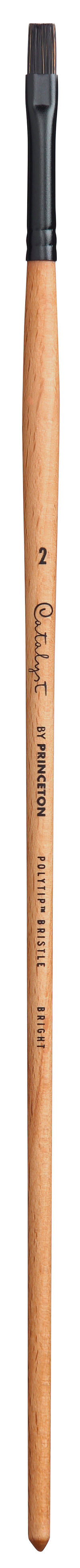 PRINCETON Catalyst Polytip plochý štětec Bright s dlouhou násadkou – 2
